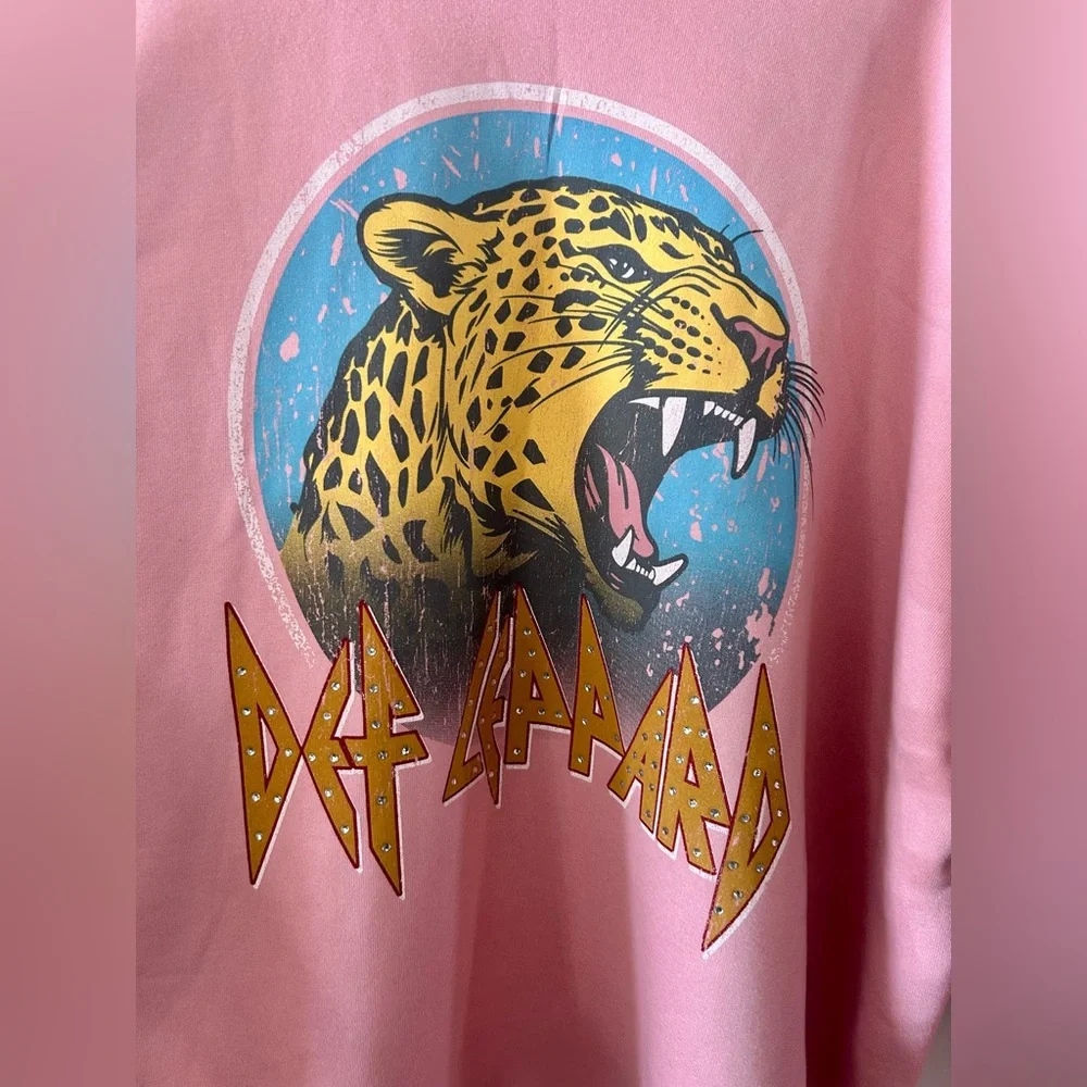 Women’s Terra & Sky Capri Jeggings w/ Def Leppard Sweatshirt 3x - Picture 4 of 6